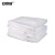 安赛瑞 大号白色透明垃圾袋 白色平口分类垃圾袋 50×60cm (100只装) 商用物业酒店办公塑料袋 710103