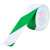 RFSZ 绿白PVC警示胶带 无尘车间贴地标胶带无尘级塑料芯 300mm宽*33米