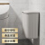 厨房垃圾桶挂式卫生间壁挂式收纳桶带盖厕所浴室客厅纸篓大号 灰12L特厚壁挂垃圾桶【滑盖