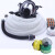 沁度自吸式长管呼吸器过滤防毒尘面罩单双人电动+风式空气呼吸器面具 防双人20米长管呼吸器