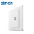 西蒙（SIMON）开关插座面板电脑网线网络86型墙壁电源暗装插座C20系列雅白色 电脑插座（五类）