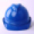 XMSJ国家电网安全帽电力工程工地施工头盔透气领导电工近电报警安全帽 V型蓝色6透气孔+无印标