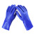 胜丽浸塑手套耐油耐酸碱满挂橡胶耐磨手套成人蓝色 10副装