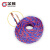 金杯（GOLD CUP)电线电缆RVS 2*1.5 双绞线家装国标电源花线铜芯软线  红蓝 100米