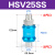 亚德客气动手滑阀HSV06/HSV08/HSV10/HSV15/HSV20/HSV25滑动开关 HSV25SS 双外牙型(PT1)