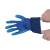 牛郎星 劳保手套加厚耐磨胶片手套【独立装】防滑防割工地作业 NL369蓝（4付）