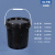 适用于加厚级塑料桶密封油漆涂料酱料化工空桶15/20升5kg25/10L公斤 10L黑色