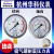 杭州富阳华科压力表储气罐耐震径向轴向耐震充油表YN60YN100Z YN60Z轴向耐震压力表0-1.6MPa