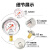 红旗（HONGQi）YTN-60径向充油抗震水压表0-1.6mpa耐震防震油压表气压表M14*1.5	