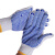 鲁坤 LK-03 线手套 点胶手套手掌处带橡胶小点劳保手套点塑带胶耐磨工地