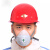 防尘口罩防工业粉尘透气防护面罩高效打磨煤矿装修面具灰尘口鼻罩 1201和1206活性炭滤棉40片(不含