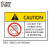 艾瑞达工业机械机器防护中英文设备安全标示警示标签禁止触碰不干胶可移动勿触摸注意标志防油国际标准DNT DNT-M013（5个装）60*40mm