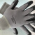 雄星 胶皮手套舒适型防滑耐磨灰色手套尼龙丁腈手套 1副 WX300921201