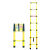 定制绝缘梯人字梯玻璃钢电工单直梯合梯关节折叠升降伸缩绝缘梯子 人字合梯2米