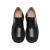 思加图小皮鞋女新款英伦风厚底松糕底系带单鞋子J8292CM2 黑色 38