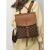 珀曼蒂（POMMARD）奢侈高端品牌包包女包女士双肩包2024新款时尚大容量软皮旅行背包 棕色(精美礼盒)