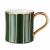 富光追光者系列熙光马克杯陶瓷杯鎏金创意咖啡杯牛奶杯水杯子送勺 森木绿