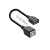 威焱 USB母转打印机方口公转接头 A型对B型 BM公转换2.0设备转接线接口打印机线延长线 USB2.0母转打印母-0.3米
