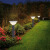 DONTA LED太阳能灯7W圆形铝材简约别墅小区庭院柱头花园灯 7W  H590mm