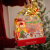 HYWLKJ圣诞节伴手礼6寸透明手提蛋糕盒饼干糖果礼盒慕斯包装盒子打包盒 小号站姿老人灯（塑料）2个 如图