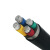 尚可 YJLV铝线电缆线国标三相四线铠装电缆  3*95+1平方  10米