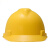 呗哩兔MSA梅思安V型防砸安全帽工地施工领导建筑工程头盔透气国标加厚男 红色ABS 一指键