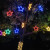 阳光 LED五角星彩灯树挂装饰亮化挂件五角星造型灯 直径30CM-蓝色（定制）
