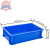 RODMAN洛民 加厚塑料周转箱450×275×120 蓝色长方形胶箱工业物流箱物料零件收纳盒 26号周转箱	