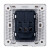 西门子插座面板 五孔插座 10A二三插插座 86型暗装插座面板 致典雅白色