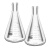 实验器材锥形瓶带塞玻璃三角烧瓶烧杯锥形瓶带塞50/150/250/500/1000ml化学实验器材 直口三角瓶50ml