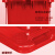 工创优品 加厚环卫垃圾桶厨余垃圾物业酒店商用带盖户外环卫垃圾箱 大容量240L红色带脚踏翻盖