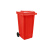 舒弗 环卫垃圾桶 加厚户外垃圾桶 240L挂车垃圾桶加厚 红色