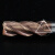 仁聚益AM55度古铜色钨钢涂层铣刀立铣刀合金刀数控雕刻机加工中心成型刀 6.0X6DX50L