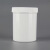 稳斯坦 WLL0242 加厚塑料瓶广口油墨罐 大口直立桶 密封罐 500ML白色