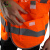 大杨330反光马甲反光背心 5件 救援服反光衣环卫施工作业警示服 多口袋款 橘红 定制