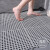 居拾忆 加高隔水浴室垫加厚厨房卫生间浴室PVC防水防滑垫脚垫可拼接镂空隔水垫 斜纹红色30X30cm60片装