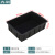 卉圳 防静电零件盒303*208*85mm 收纳盒塑料胶框黑色电子元件盒HP612