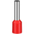 定制适用插针接线端子E0508VE7508E1008E1508E2508压线接头管型铜 E2510（1000只）（2.5平方） 红色