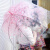 樱花伞透明雨伞折叠小学生公主儿童女孩拱形小清新长柄伞h2 粉色长柄