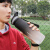 康知缘（KANGZHIYUAN）运动水壶大容量带吸管水杯男士成人学生户外健身水杯塑料大号杯子 渐变紫 吸管杯  9031- 650ml