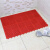 鲁识浴室洗澡防滑地垫淋浴房卫生间厕所拼接PVC游泳池垫子红色 100CM*125CM