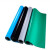 婕茵桐台垫防滑耐高温橡胶垫绿色胶皮桌布工作台垫实验室维修桌垫 亚光绿黑色0.5米*1.2米*2mm 分别