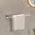 家韵毛巾架免打孔卫生间浴室挂架浴巾架子北欧简约创意单杆置物杆 镜面银色-毛巾杆30CM