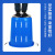 科雷杰（Corej）塑料桶 家用储水加厚大容量圆形收纳桶 酒店厨房垃圾桶 蓝色无盖 50L