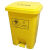 [高端]医疗废物垃圾桶利器盒黄色废弃物脚踏式 60L脚踏桶/黄色