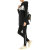 ARMANIEA7女士黑色徽标运动套装6ZTV59J31Z奢饰品潮牌 6ZTV59 J31Z 1200 欧码L