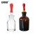 安赛瑞 玻璃滴瓶（2个装）实验用磨口透明玻璃滴管瓶胶头滴瓶 125ml 含红色胶头 600338