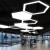 六边形造型吊灯led创意个性蜂巢组合办公室网咖健身房工业风灯具 实心-白框-50cm