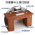 亿家达电脑桌 台式书桌简约办公桌子家用学习桌 古檀木色120CM