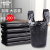 金诗洛 K5238 (100只)黑色垃圾袋 一次性背心式塑料袋 大号手提式加厚 40*60cm